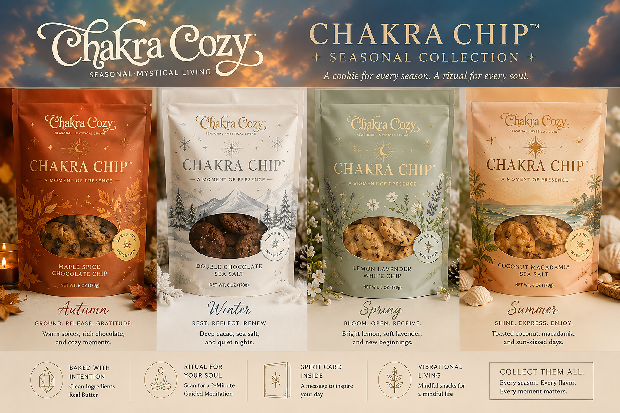 Chakra Chip Cookies